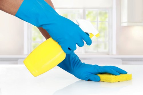 Clean carpet fibers after thorough E3 maintenance